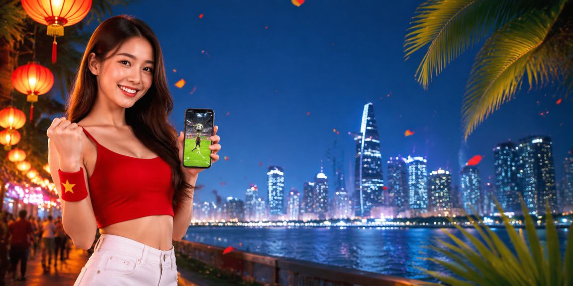 Người dùng tại chợ đêm TP.HCM trải nghiệm ứng dụng casino trên điện thoại di động