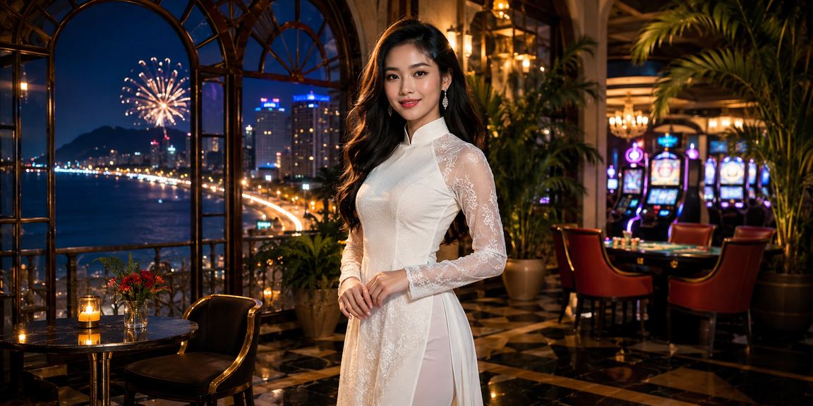 Không khí cá cược casino sôi động tại Việt Nam với bàn chơi và màn hình kết quả trực tiếp